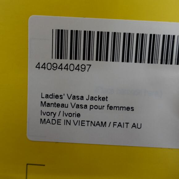 Ski-Doo Woman's Vasa Snowmobiling Jacket Ivory - Large - Picture 15 of 15